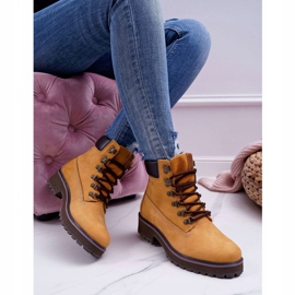 Botas de Mujer Trappers Big Star Camel EE274035 marrón 2