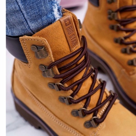Botas de Mujer Trappers Big Star Camel EE274035 marrón 5