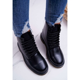 Botas de Mujer Trappers Boots Big Star Leather Negras EE274001 negro 3