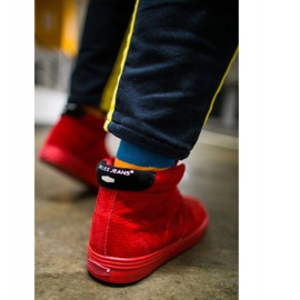 Zapatillas Hombre High Cross Jeans Cuero Ante Rojo EE1R4055C 3