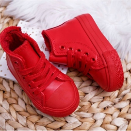 FRROCK Deportivas para niños High Warm Red Filemon rojo 2