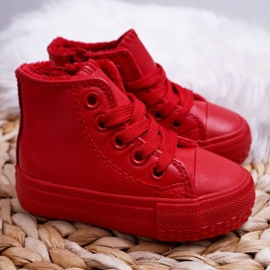 FRROCK Deportivas para niños High Warm Red Filemon rojo 3