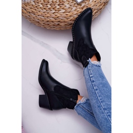 S.Barski Botas de vaquero negras para mujer Barski 30-20 negro 3