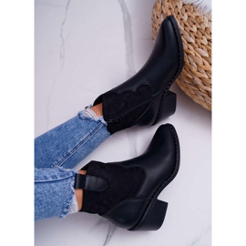 S.Barski Botas de vaquero negras para mujer Barski 30-20 negro 4