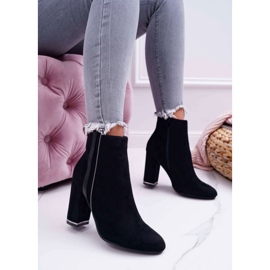 FE1 Botas De Mujer Con Tacón Alto Negro Domeno 1 FE1 Botas De Mujer Con Tacón Alto Negro Domeno 1