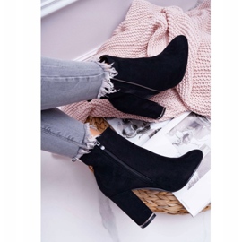 FE1 Botas De Mujer Con Tacón Alto Negro Domeno 4