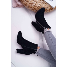 FE1 Botas De Mujer Con Tacón Alto Negro Domeno 5
