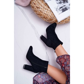 Botas De Mujer Con Tacón Alto Negro Sadie 5