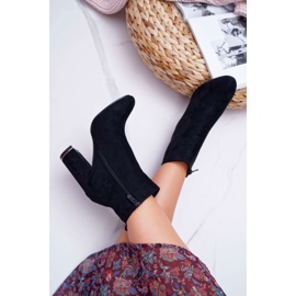 Botas De Mujer Con Tacón Alto Negro Sadie 6