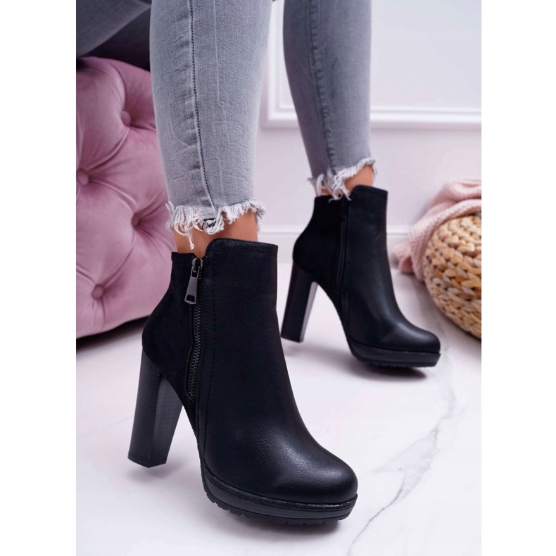 FE1 Botas de mujer Malma negras de tacón alto negro 1 FE1 Botas de mujer Malma negras de tacón alto negro 1