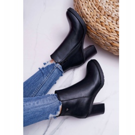 Ideal Botas De Mujer Con Tacón Alto Negro Serrena 4