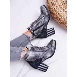 Botas Mujer Piel Maciejka Gris 03190 6