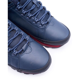 Zapatos Trekking Para Hombre Altos Al Aire Libre Azul Marino Noriginals rojo 4