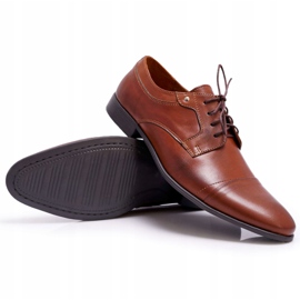 Mario Boschetti Zapatos Brogues De Cuero Elegante Marrón Confianza 7