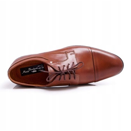 Mario Boschetti Zapatos Brogues De Cuero Elegante Marrón Confianza 3