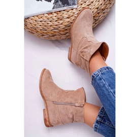 MSMG Botines Beige Mujer Evana 4