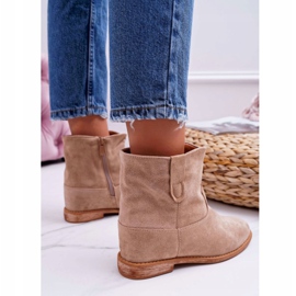 MSMG Botines Beige Mujer Evana 2 MSMG Botines Beige Mujer Evana 2