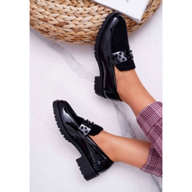 FRANA Slip-on lacado negro Delicious para mujer 4