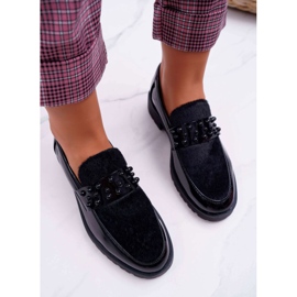 FRANA Slip-on lacado negro Delicious para mujer 2