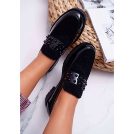 FRANA Slip-on lacado negro Delicious para mujer 5
