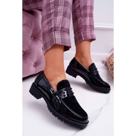 FRANA Slip-on lacado negro Delicious para mujer 3