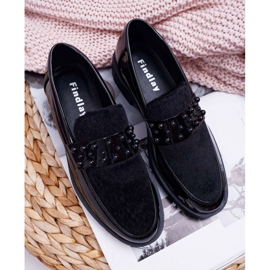 FRANA Slip-on lacado negro Delicious para mujer 6
