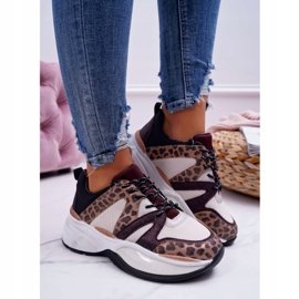 Zapatillas Deportivas Mujer Piel De Serpiente Burdeos Larey rojo 2