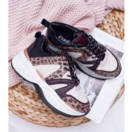 Zapatillas Deportivas Mujer Piel De Serpiente Burdeos Larey rojo 6
