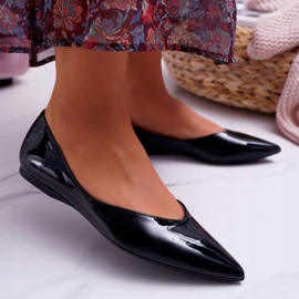 FRJEIN Bailarinas De Mujer Lacadas En Negro Spitz Tell Me 5