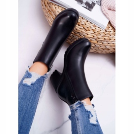 BUGO Botas de Mujer en Tacón Negro Veba 5