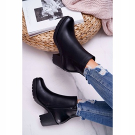 BUGO Botas de Mujer en Tacón Negro Veba 4