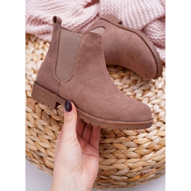 POPA Botas para niños con Tacón Plano Khaki Mergolo caqui 3