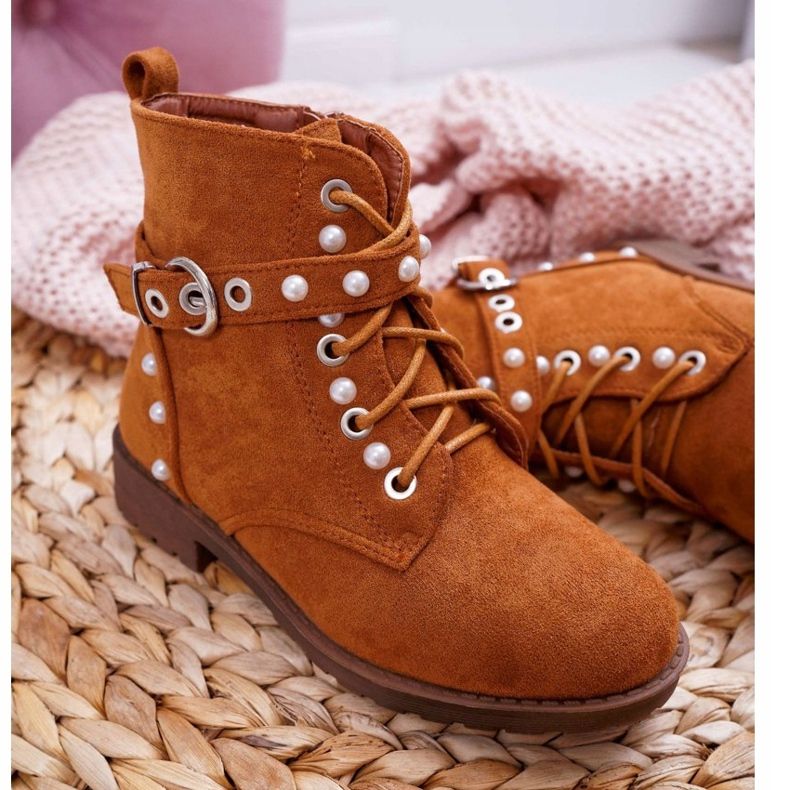 FP1 Botas para niños Pearl Camel Nargos marrón 1 FP1 Botas para niños Pearl Camel Nargos marrón 1