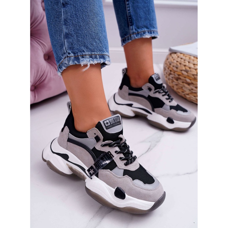 Zapatos deportivos para mujer Big Star de Daniel Lopez Gris FF274427 1