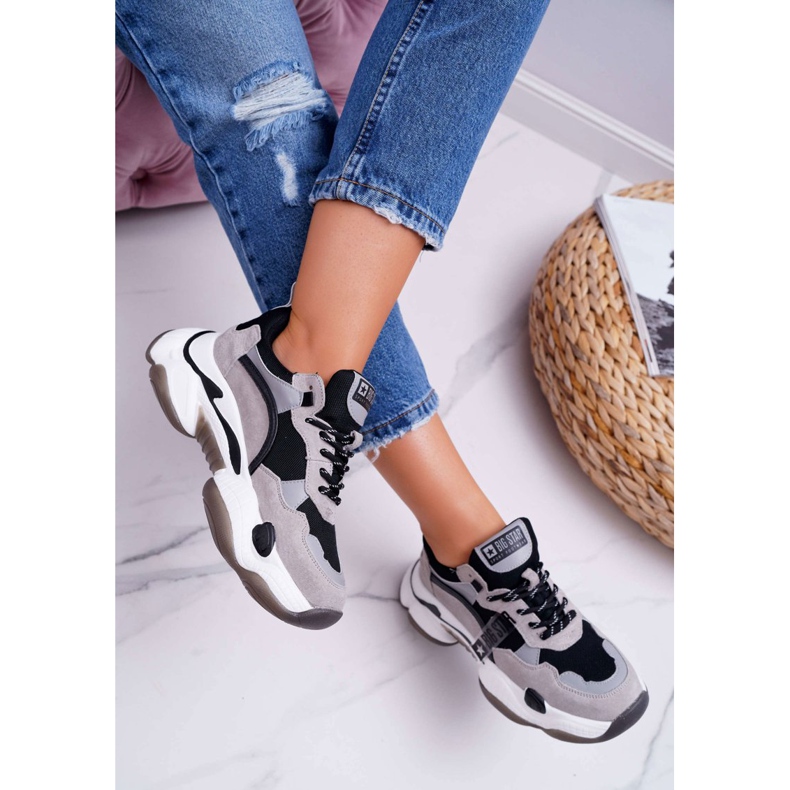 Zapatos deportivos para mujer Big Star de Daniel Lopez Gris FF274427 2