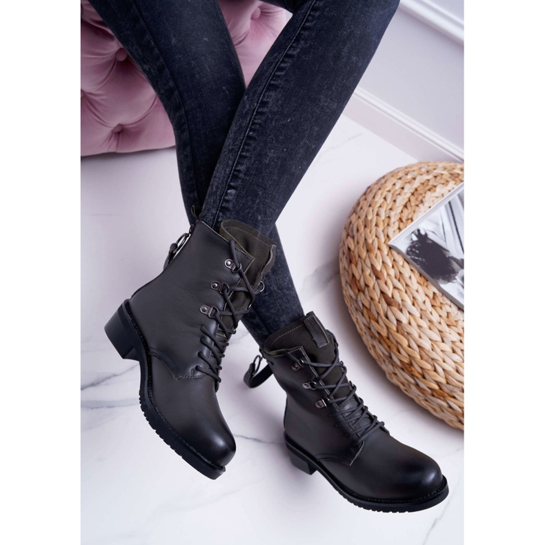 Botas de Mujer Workers Big Star Cuero Gris EE274507 2