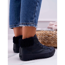 Zapatillas de Mujer Big Star High Warm Navy EE274147 azul marino 4