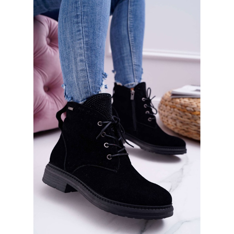 Botas de Mujer Workers Big Star Leather Negras EE274508 negro 1