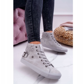 Zapatillas de Mujer Big Star High Warm Grey EE274079 gris 1