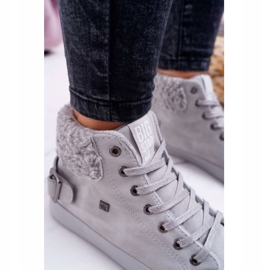 Zapatillas de Mujer Big Star High Warm Grey EE274079 gris 5