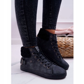Zapatillas de Mujer Big Star High Warm Black EE274080 negro 4