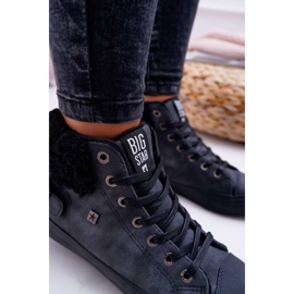 Zapatillas de Mujer Big Star High Warm Black EE274080 negro 5