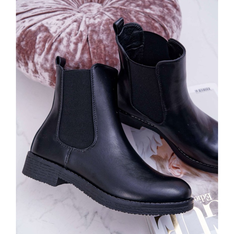 EVE Botines Mujer Jodhpur Black 8BT35-1489 negro 2