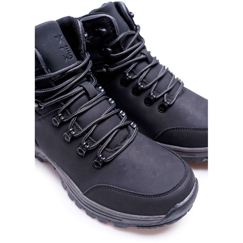 EVE Zapatos de trekking cálidos negros para hombre Derex 2 EVE Zapatos de trekking cálidos negros para hombre Derex 2