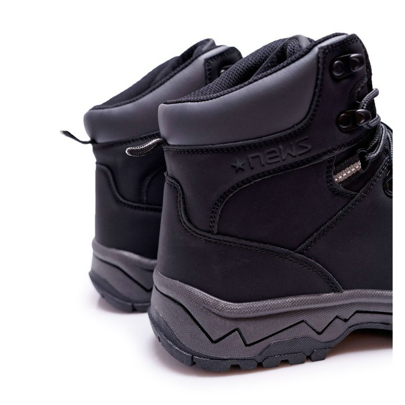 EVE Zapatos de trekking cálidos negros para hombre Derex 1 EVE Zapatos de trekking cálidos negros para hombre Derex 1