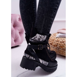 SEA Botas Altas Mujer Serpiente Negra Nemtere negro 3