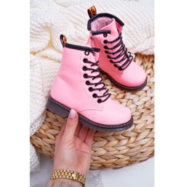 FRROCK Botas de abrigo para niños con cremallera, gabby rosa fosforescente rosado 2 FRROCK Botas de abrigo para niños con cremallera, gabby rosa fosforescente rosado 2