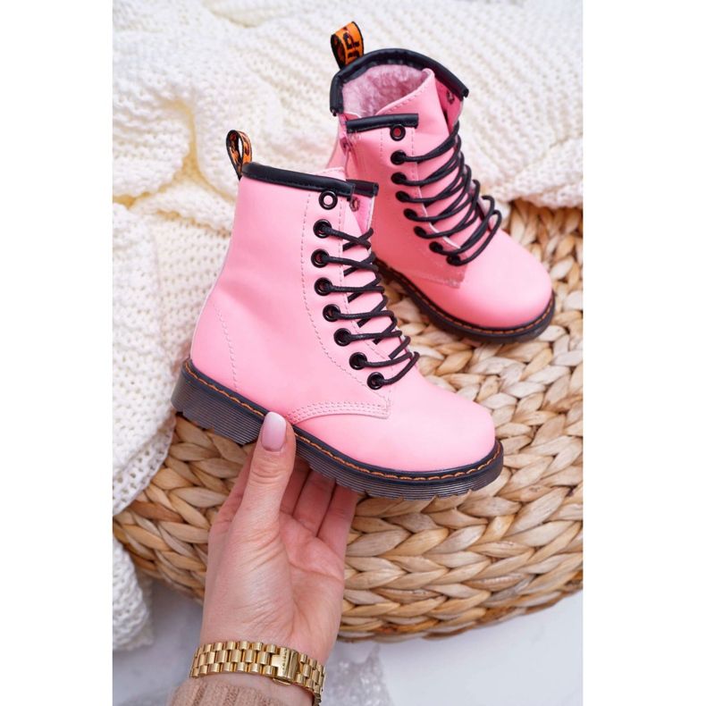 FRROCK Botas de abrigo para niños con cremallera, gabby rosa fosforescente rosado 2 FRROCK Botas de abrigo para niños con cremallera, gabby rosa fosforescente rosado 2