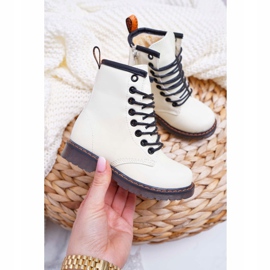 FRROCK Botas de abrigo para niños con cremallera, gabby blanco fosforescente 1