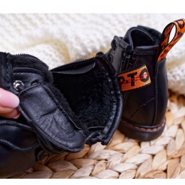 FRROCK Botas cálidas negras Goopy para niños con cremallera negro 4